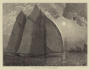 Gara di schooner sul Tamigi
